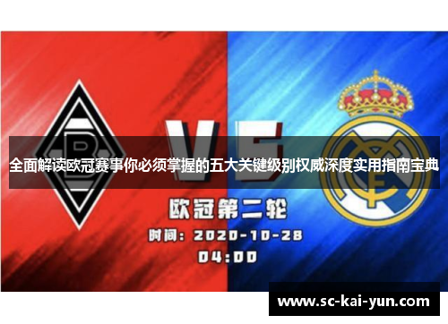 全面解读欧冠赛事你必须掌握的五大关键级别权威深度实用指南宝典 全面解读欧冠赛事你必须掌握的五大关键级别权威深度实用指南宝典